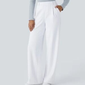 HALARA Classic White Trousers. Size Small.